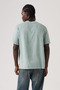Vintage Fit Graphic Stretched Serif Green Men's T-Shirt - 87373-0406 - 2
