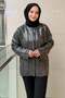 Waterway Sequined Front Snap Fastener Knitwear Jacket - 2