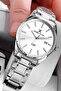 Men's Wristwatch 3 Atm Water Resistant Silver Color Steel Band Dke2031C2