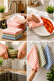 (3 Pieces) Microfiber Kitchen Cloth 30 X 30 cm Cleaning Cloth Soft-Textured Stain Resistant Does Not Create Odor - 2