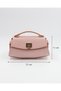 Women's Pink İlay Model Lock Detailed Crossbody Bag - 4