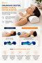 Visco Orthopedic Cylinder Pillow - Multi-Purpose Neck, Waist, and Knee Support Pillow - 4