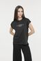 WL HAILEY 11GF18 4FX Black Women's Short Sleeve T-Shirt - 5