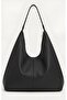 Soft Textured Women's Hobo Casual Shoulder Bag - Large Size Bag with Stitching Detail
