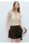 Straight-Cut Drawstring Linen Shorts - 6