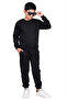 Girls' and Boys' Basic Crew Neck School Tracksuit Set with Elastic Cuffs, 3-Threaded Ribbed Edges, and Cotton Interior. - 2