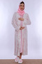 Pink Maternity Nightgown Set with Hijab and Dressing Gowns Effortt - 2