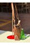Genuine Leather Handmade 3-Compartment Women's Shoulder Bag - 7
