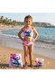 Girl's Printed Bikini Swimsuit and 3-Piece Beach Set - 2