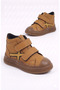Children's Boots Orange Yellow Detailed Velcro Orthopedic Comfortable Daily Winter Shoes - 5