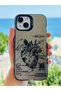 iPhone 13 - 14 and 15 Compatible Does Not Leave Fingerprints Print Pattern Metallic Electro Silicone Case - 3