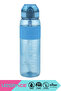 600ml Silicone Body Tritan Children's Water Bottle with Hard Straw and Lockable Lid, Bpa Free, Odor Free
