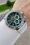Dial Green Band Silver Color Inner Indicators Active Men's Wristwatch Dkiste1915 - 4