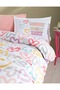 Clasy Ranforce 2-Piece Pillowcase with Cover 50X70 +5 cm Flounce Selfie Powder