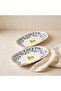Lemon Patterned 2-Piece 24 cm Porcelain Kayık Plate Set - 2
