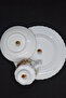 Old Country Roses England Antique Bone China Double Size Trio Coffee Cup & Saucer - 6