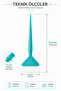Professional Turquoise Hair Dye Brush |   Balayage Coloring and Highlighting Brush - 5