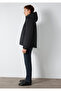 Hooded Black Inflatable Coat 0110758-71379 - 4