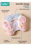 Baby Head Shaping Pillow, Toddler Sleeping Pillow, Infant Spine Protection Pillow, Adjustable Double-Sided Head Support Pillow for 0-12 Months Newborns and Infants, TPU Tubes Filling - 4