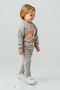 9-24 Months Nature Work Baby Boy Suit-Space Gray - 4