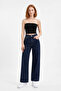 High Waist Wide Leg Jean Pants
