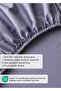 100% Cotton Satin Supreme Double Fitted Sheet Blue (160X200X35 cm) - 3