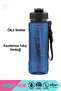 1500ml New Collection Mega Size Silicone Straw with Measurement Scale Transparent Body with Hand Strap Tritan Sports Water Bottle Bpa Free No Odor - 5