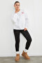 3 Thread Bow Embroidered Oversize Sweatshirt - 6