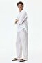 Relaxed Fit Linen-blend trousers - 6
