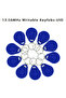 50 pieces RFID 13.56MHz UID Changeable Keyfobs Keychains Token MF NFC Tag Rewritable Writable Access