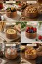 Wooden Snack Bowl - Round Cheese Serving Tray - Decorative Solid Beech (13cm) - 2