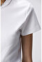 Kırık Beyaz Basic T-shirt - 6