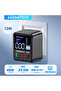 EU Plug ASOMETECH 72W GaN USB Charger 4 Port With LED Display QC3.0 PD3.0 PPS 45W USB C Fast Charger