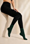 Original Women's Long Boot Socks Premium Thick Drawstring Slouchy Long Socks Soft Textured Cotton Terry Sole Boot Socks Compatible with Aerobics Knee-Length Dust Socks Home Sleep Comfortable Daily Warm Winter Socks - 7