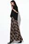 Bdart High Waist Floral Print Maxi Skirt - 2