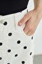 Polka Dot Patterned Zippered Palazzo Jeans - 7