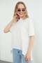 Basic Long Back Oversize T-Shirt - 7