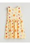 Alita City Yellow Printed Girl's Dress with a Difference - 3
