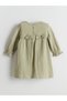 Two Mt Shop Quality Lcw Kids Green Muslin Plain Girls' Dress - 4
