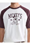 Xside Ecru Crew Neck Printed Men's T-Shirt - 3