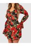 Rochie scurta, Floral print