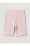Lcw Kids Pink Girls Ribbed Short Leggings - 3