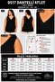 Women's Plus Size Casual Blouse - V-Neck Lace Detailed Undershirt - 3