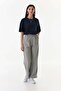 Velcro Zippered Palazzo Fabric Trousers - 3