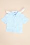 Striped Buttoned Girls' Shirt - 4