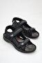 Unisex Black Trekking Sandals - 3