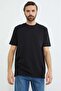 Oxford Fabric Crew Neck T-Shirt