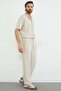 Elastic Waist Ribbed Pocket Trousers - 5