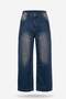 Women's high waist Wide-Leg wide leg jean pants - 6