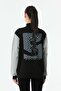 Printed Snap-On College Jacket - 8